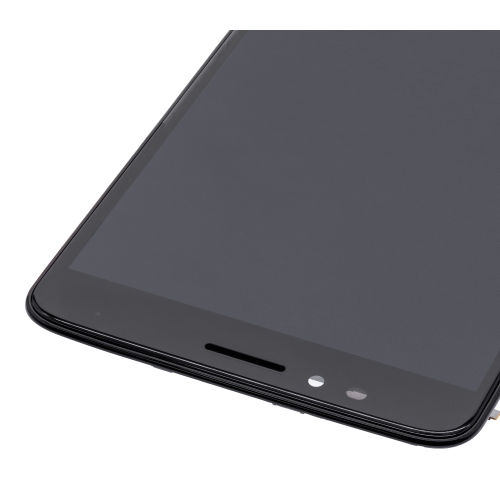 Replacement LCD Assembly With Frame Compatible For T-Mobile Revvl Plus (C3701A) (Black) by ESOURCE PARTS - Refurbished condition - Image 5
