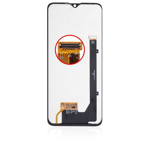 Refurbished - Replacement LCD Assembly Without Frame Compatible For Coolpad Legacy Brisa 2020 (3706) (Black)