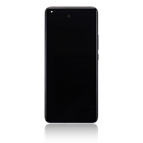 Replacement OLED Assembly With Frame Compatible For Xiaomi Mi 11 (Black) by ESOURCE PARTS - Refurbished condition - Image 2