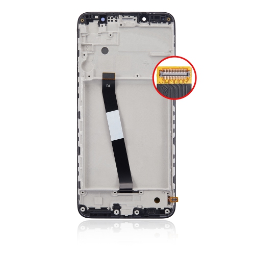 Replacement LCD Assembly With Frame Compatible For Xiaomi Redmi 7A (All Colors) by ESOURCE PARTS - Refurbished condition - Image 4