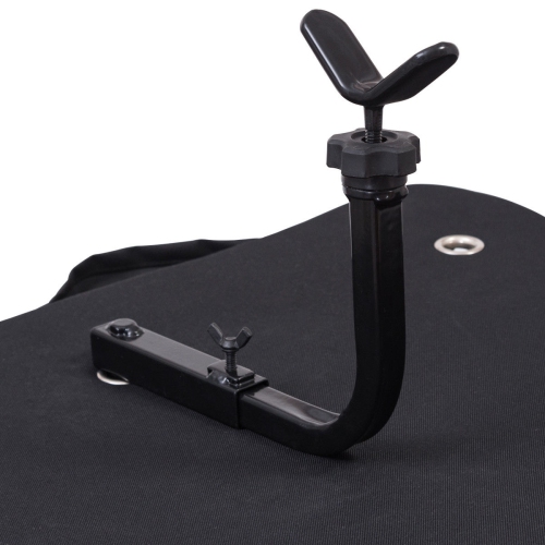 Gymax Folding Shooting Bench Seat with Adjustable Table Gun Rest Height Adjustable