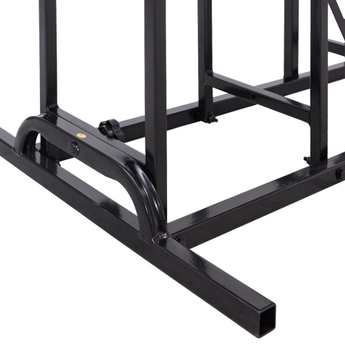 Gymax Folding Shooting Bench Seat with Adjustable Table Gun Rest Height Adjustable