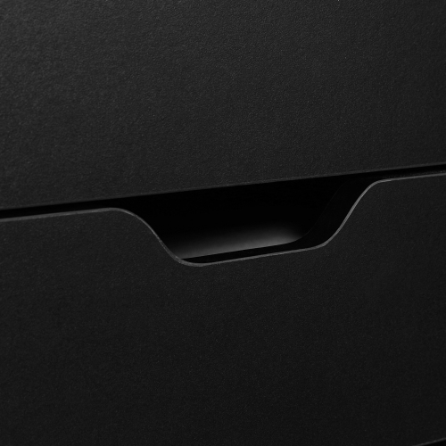 Vinsetto Vertical Filing Cabinet, 7-drawer File Cabinet, Mobile Office Storage Cabinet with Wheels for Home Office, Black