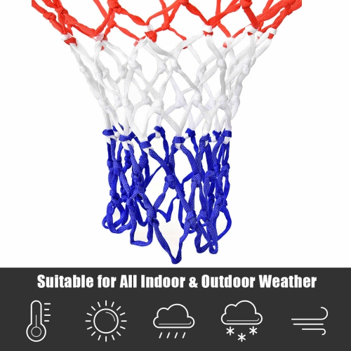Gymax 18'' Basketball Ring Hoop Net Outdoor Hanging Basket