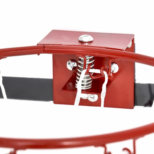 Gymax Over-The-Door Mini Basketball Hoop Includes Basketball & Hand Pump Indoor Sports