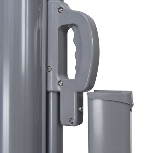 Gymax 118.5''x 63'' H Patio Retractable Folding Side Awning Screen Privacy Divider