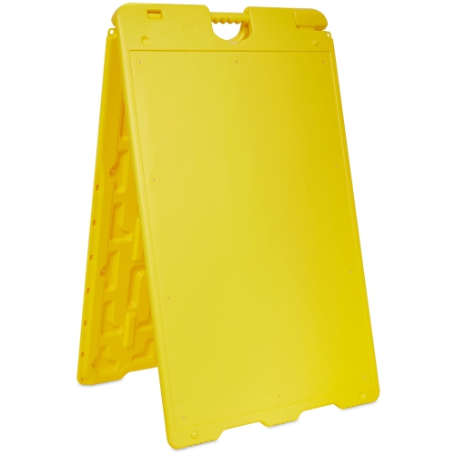 Jumbl Yellow A-Frame Sandwich Board Signs Outdoor 24.1" x 36" Board, Sidewalk Sign Holder