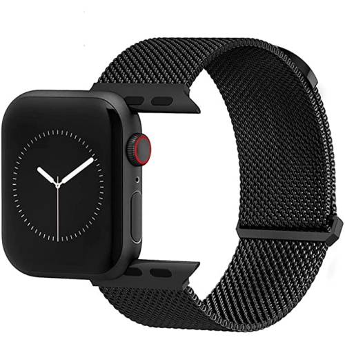 Bracelets ajustables magnétiques pour Apple Watch Series 8/7/6/5/4/3/2/1/se, bracelet de remplacement en mailles en acier inoxydable pour hommes et