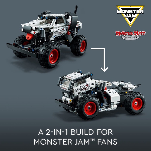 NEW MODEL 2023LEGO Technic Monster Jam Monster Mutt Dalmatian 42150 2-in-1 Building Toy Set for Kids, Boys, and Girls Ages 7+