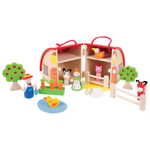 Bigjigs Toys Mini Farm Playset