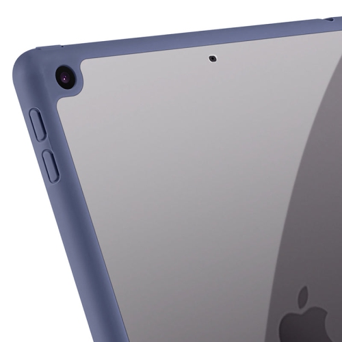 PANDACO Navy Clear Folio Case with Smart Cover for iPad 10.2-inch