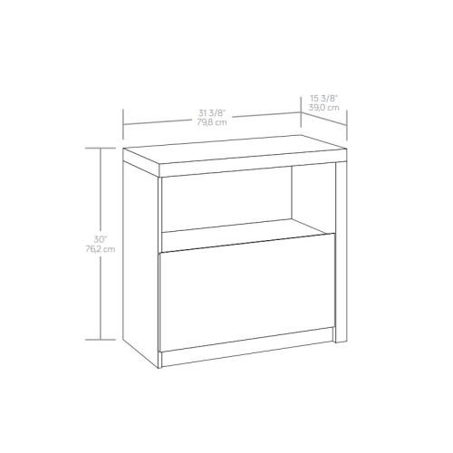 Sauder Hudson Court Engineered Wood Lateral File in Pearl Oak