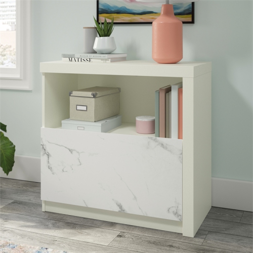 Sauder Hudson Court Engineered Wood Lateral File in Pearl Oak