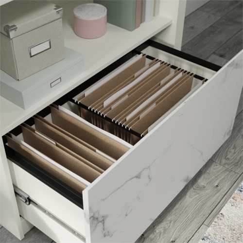 Sauder Hudson Court Engineered Wood Lateral File in Pearl Oak