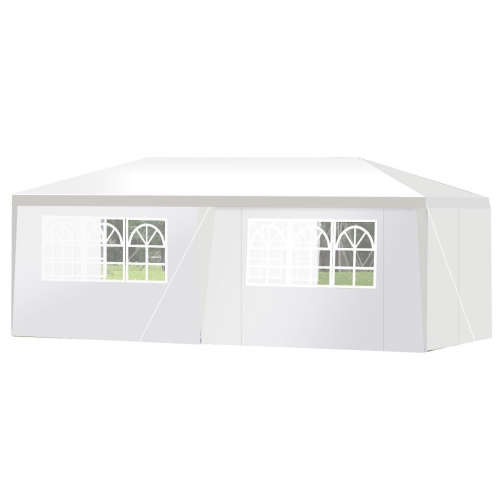 Gymax 10'x20' Heavy Duty Canopy Party Gazebo Cater Event Wedding TentW/Side Walls