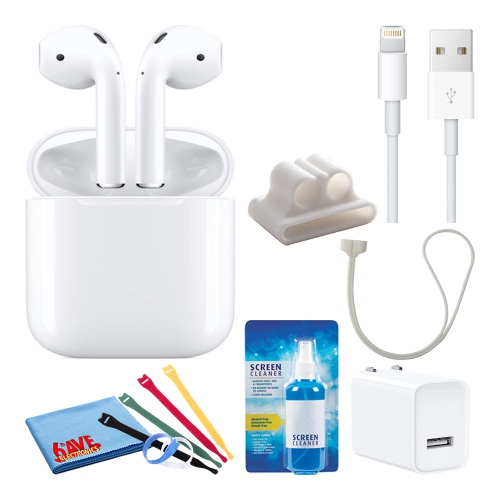 APPLE  Airpods With Wireless Charging (2Nd Gen) With Cable Ties + USB Charger