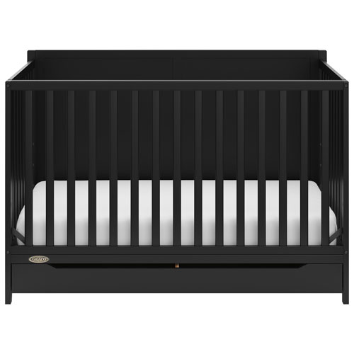 Graco Melrose 5-in-1 Convertible Crib with Drawer - Black