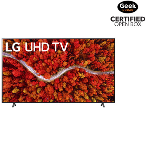 Boîte ouverte - Téléviseur intelligent webOS HDR ACL UHD 4K de 70 po UP80 de LG - 2021 - Noir clair