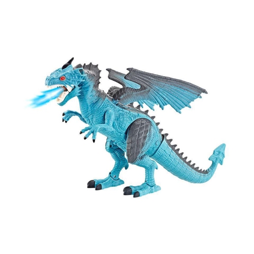 Monster World Blue Dragon Electric Walking Smoking RC Monster
