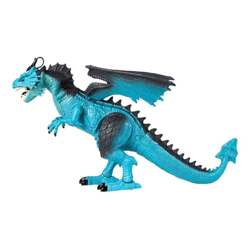 Monster World Blue Dragon Electric Walking Smoking RC Monster
