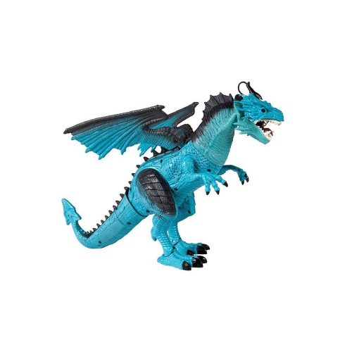 Monster World Blue Dragon Electric Walking Smoking RC Monster