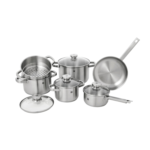 ZWILLING Joy 10 Piece 18/10 Stainless Steel Cookware Set
