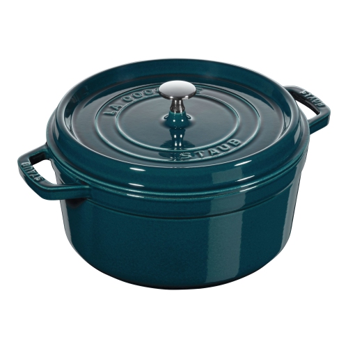 Lodge Color EC7D33 Enameled Cast Iron Dutch Oven, Caribbean Blue, 7.5 qt