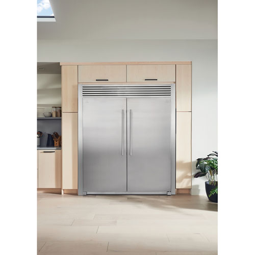 Electrolux 84" Louvered Double Trim Kit - Stainless Steel