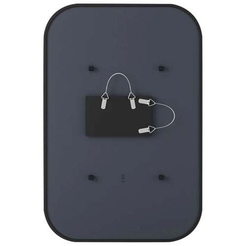 Hub 24" x 36" Rectangle Wall Mirror - Black