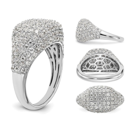 2.25 Carat Lab-Grown Diamond Ring in 14K White Gold