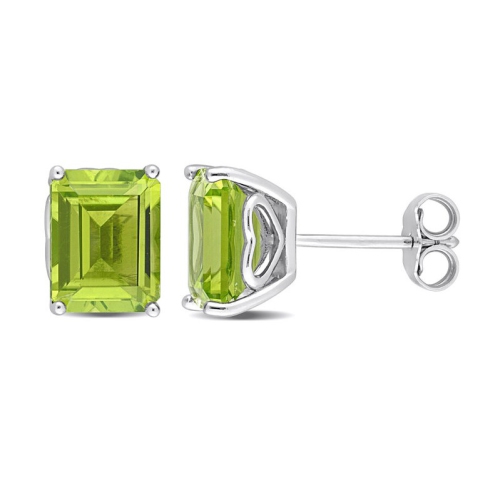 Peridot sale silver earrings