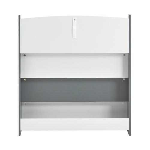 SoBuy Bibliothèque Étagère à Livres Enfants Étagère de Rangement Jouets pour Enfants avec 4 Compartiments Ouverts 80 x 30 x 88 cm, KMB32-HG