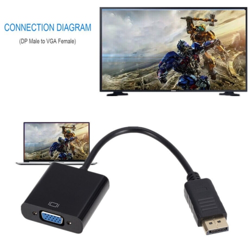 SuperShield DisplayPort DP to VGA Video Adapter Converter