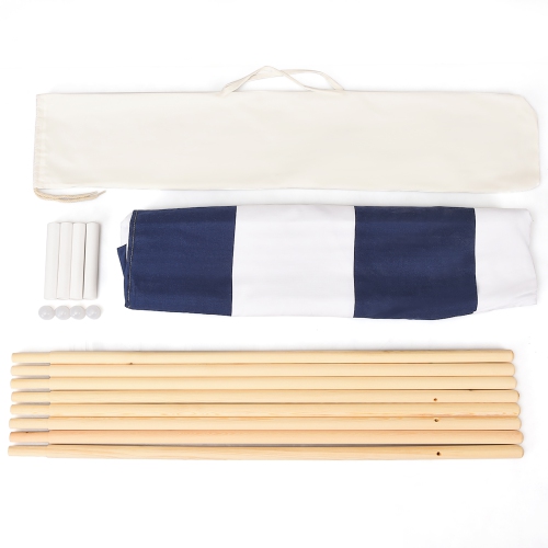 Gymax Portable Play Tent Teepee Children Playhouse Sleeping Dome w/Carry Bag