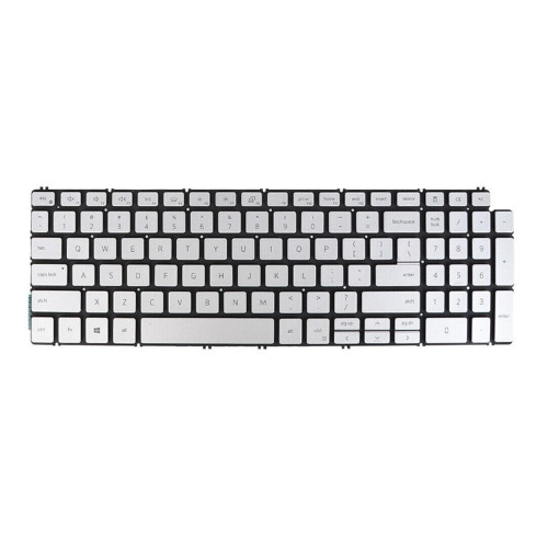 DELL  New Inspiron 15 7590 7591 Backlit Us English Keyboard In Silver