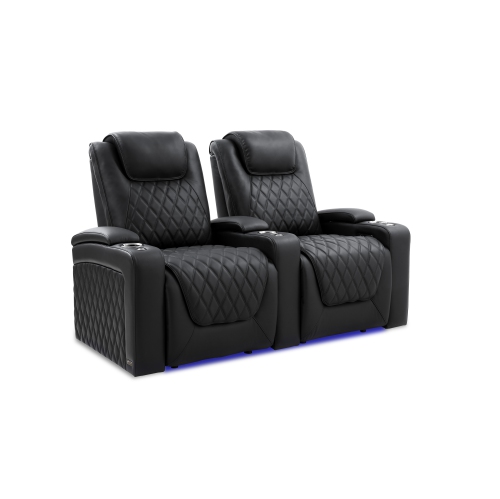 Valencia Oslo Luxury Edition Home Theater Seating | Semi-Aniline Italian Nappa 20000 Leather, Power Recline, Power Lumbar Support, Power Headrest,