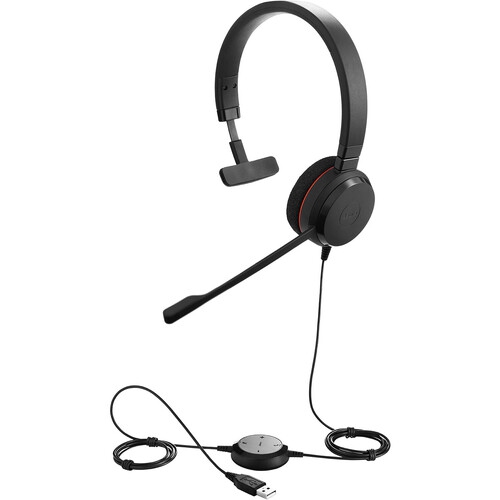 Jabra Evolve 20 Mono MS Headset with Microphone -