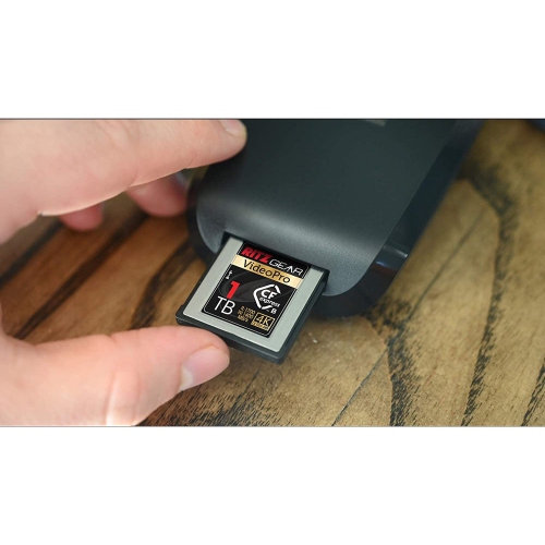 RITZ GEAR VideoPro CFExpress carte SD de type B de 1 To pour appareils photo reflex numériques de Panasonic et de Canon