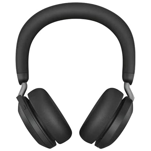 Jabra Evolve2 75 On-Ear Noise Cancelling Bluetooth Headphones - Black