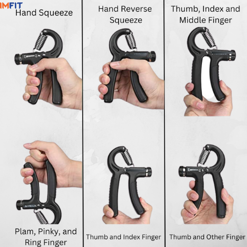 Exerciseur de préhension pour les mains | exerciseur de résistance à prise | résistance réglable de 5 à 60 kg | Gripper antidérapant | idéal pour les