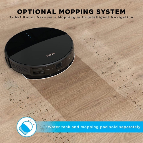 iHome AutoVac Eclipse Robot & Self Charging Vacuum Cleaner & Mop