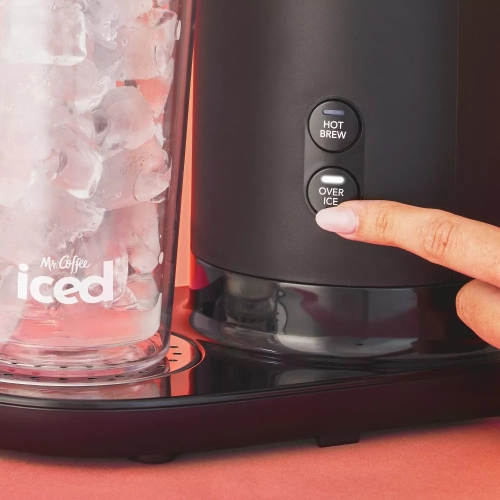 Mr. Coffee Single-Serve Iced et chaleur chaude avec gobelet réutilisable et filtre en nylon