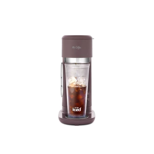 Mr. Coffee Single-Serve Iced and Hot Coffee Maker with Reusable Tumbler and Nylon Filter
