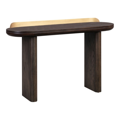 Table de bureau/console en bois d’acacia et MDF Braden de TOV Furniture, brun, 32 po de haut