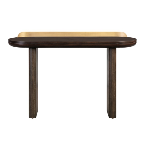 Table de bureau/console en bois d’acacia et MDF Braden de TOV Furniture, brun, 32 po de haut