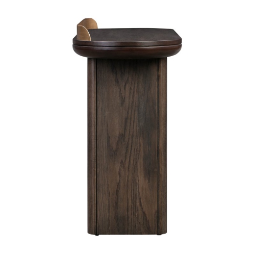 Table de bureau/console en bois d’acacia et MDF Braden de TOV Furniture, brun, 32 po de haut