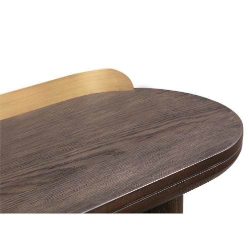 Table de bureau/console en bois d’acacia et MDF Braden de TOV Furniture, brun, 32 po de haut