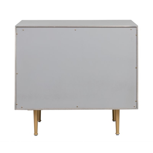 Trident Grey Acacia Wood Nightstand