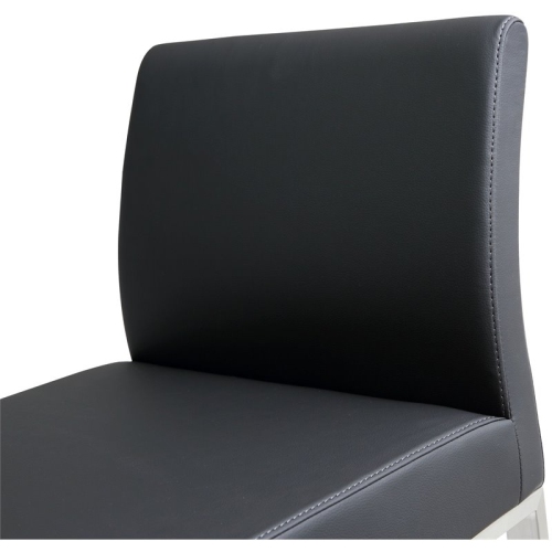 TOV Furniture Denmark 27" Contemporary Fabric Counter Stools in Black