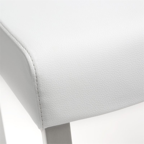 TOV Furniture Denmark 27" Contemporary Fabric Counter Stools in White